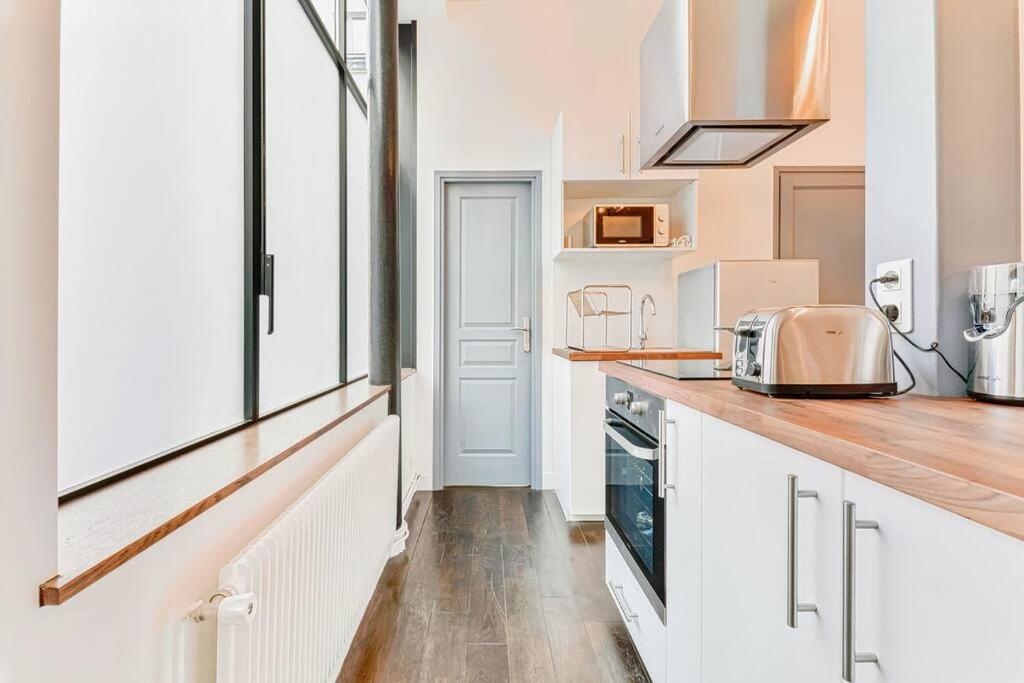 Appartamento Renovated Design In Montparnasse Parigi